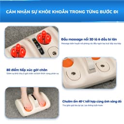 Thumbnail Máy Massage Bàn Chân BUMAS M15 - Rung Mát Xa Kết Hợp Chườm Ấm Hiệu Quả Đa Vùng 2