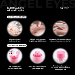 Thumbnail Nước ngâm lens Angel Eyes Care cao cấp dành cho mắt nhạy cảm với 2 dung tích 150ml và 160ml (Dung dịch bảo quản lens) 4