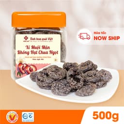 Thumbnail Xí muội mận không hạt chua ngọt Hồng Lam dạng hộp. Có vị chua, ngọt, dẻo 2