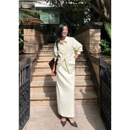 Thumbnail Áo sơ mi oversized MONO TALK (tổng hợp màu) vải poplin hạn chế nhăn, mềm mát T10001FT 3