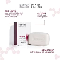 Thumbnail Xà Phòng Biotrade Acnaut - Hỗ Trợ Giảm Mụn Lưng, Kiểm Soát Dầu & Giảm Tình Trạng Lỗ Chân Lông 100g 2