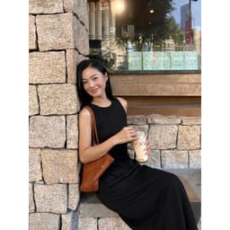 Thumbnail Váy midi không tay MONO TALK dáng fit body, chất thun len ribbed co giãn MFOT25Y-O10002FT 1