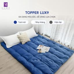 Thumbnail Topper Nệm Dày Đa Năng Luxury 9 SAMY BEDDING Cao Cấp Mềm Mại Mát Mịn 3