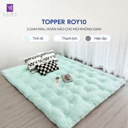 Thumbnail Topper Nệm Dày Cao Cấp Royal 10 SAMY BEDDING Mềm Mại Với Vải Lụa Tencel Cực Mát 3