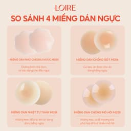 Thumbnail Miếng Dán Ngực Tàng Hình Tự Dính Nhờ Nhiệt Độ Cơ Thể Loirechic MD26 2