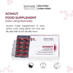 Thumbnail Viên Uống Giảm Mụn Biotrade Acnaut - Hỗ Trợ Ngừa Mụn, Thanh Lọc Da, Phù Hợp Mọi Loại Da 3