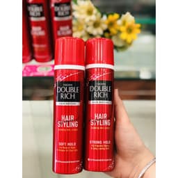 Thumbnail Keo Tạo Kiểu Tóc Dạng Xịt Double Rich Hair Styling Strong Hold Giữ Nếp Tóc Nhiều Giờ 170ml 4