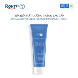 Thumbnail Sữa rửa mặt dưỡng trắng cao cấp Hada Labo Premium Cleanser Radiance 100g 2