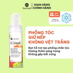 Thumbnail (Công thức cải tiến ) Bọt xịt phồng và giữ nếp tóc 18 tiếng BareSoul Cloud Styling Hair Foam 150ml 1