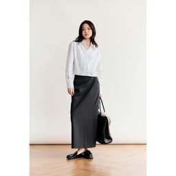 Thumbnail Áo sơ mi dáng Crop MONO TALK túi một bên, chất liệu Oxford MFOT25Y-T10008FT 4