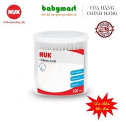 Thumbnail Tăm bông cotton NUK 200 que 1