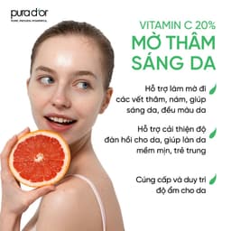 Thumbnail Serum Vitamin C 20% Hữu Cơ Hỗ Trợ Sáng Da Mờ Thâm, Hỗ Trợ Chống Lão Hoá 118ml tặng 2 scrunchies 2
