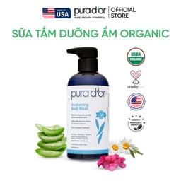 Thumbnail Sữa tắm hữu cơ dưỡng ẩm cho mọi loại da Awakening Body Wash Organic 473ml tặng bông tắm 1