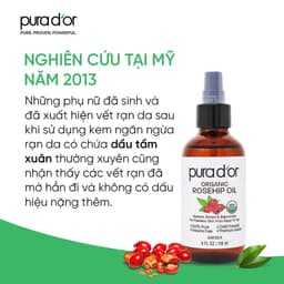 Thumbnail Dầu tầm xuân hữu cơ giúp mờ thâm giảm rạn da và chống lão hoá 118ml tặng lược gỡ rối 4