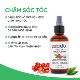 Thumbnail Dầu tầm xuân hữu cơ giúp mờ thâm giảm rạn da và chống lão hoá 118ml tặng lược gỡ rối 3