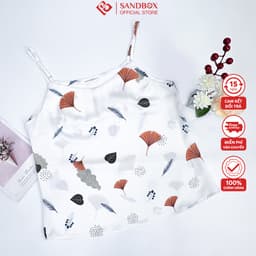 Thumbnail Áo Hai Dây SANDBOX Lụa Latin Cao Cấp Mềm Mịn, Thanh Lịch Mặc Nhà, Mặc Trong Áo Vest, Blazer 4