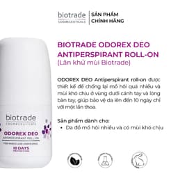 Thumbnail Lăn Khử Mùi Biotrade Odorex Deo Antiperspirant Roll On – Kiểm Soát Mồ Hôi & Mùi Cơ Thể Hiệu Quả 3