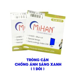 Thumbnail Tròng kính cận ANNA mắt kính thường và chống ánh sáng xanh và tia uv 3