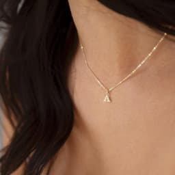 Thumbnail Dây chuyền vàng 18k khắc tên mình sợi nhuyễn ôm sát cổ nữ kiểu đẹp Gix Jewel 1