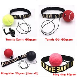 Thumbnail Bóng Tập Phản Xạ Boxing Treo Đầu Bóng Phản Xạ Kickboxing – Bộ Bóng Dây Tập Phản Xạ Đấm Bốc Chính Hãng Amalife 1