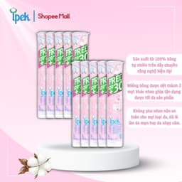 Thumbnail Combo 10 Bông tẩy trang Ipek siêu mềm mịn 150 miếng 3