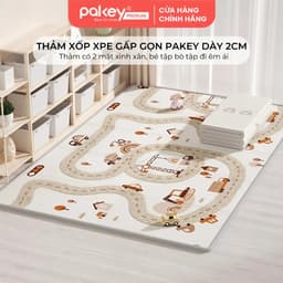 Thumbnail Thảm Trải Sàn Gấp Gọn PAKEY Siêu Dày 2cm Cho Bé Tập Bò, Tập Đi, Vui Chơi Êm Ái, Thảm Gấp Gọn Đa Năng 1
