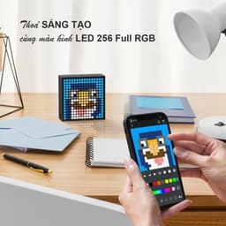 Thumbnail Loa bluetooth thông minh Divoom Timebox-Evo, tích hợp màn hình LED 256 Full RGB, đồng bộ tin nhắn, cuộc gọi và thông báo 2