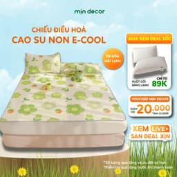 Thumbnail Chiếu Điều Hoà Cao Su Non E-cool Dày 3mm Mịn Decor Mát Lưng (video ảnh thật) 1