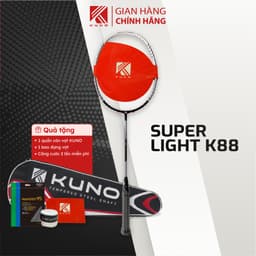 Thumbnail Vợt cầu lông KUNO Super Light K88, công thủ toàn diện, thân dẻo trợ lực tốt phù hợp với người mới chơi 1