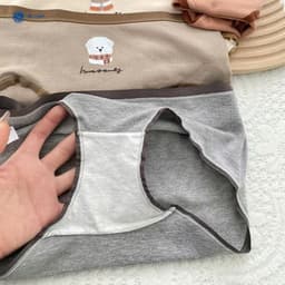 Thumbnail Combo 5 Quần Lót Nữ Cotton Gấu Giữa Trẻ Trung Freesize (45-55kg) QL9019 By Bechipi 2