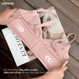 Thumbnail Áo lót bầu nhẹ chống chảy xệ trước và sau sinh không gọng có dây treo hỗ trợ nâng ngực, mút thạch A25 L'amme 3