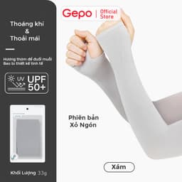 Thumbnail Găng tay chống nắng nam nữ xỏ ngón chống tia UV chất liệu thoáng mát thấm hút mồ hôi Gepo 2