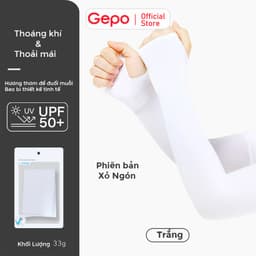 Thumbnail Găng tay chống nắng nam nữ xỏ ngón chống tia UV chất liệu thoáng mát thấm hút mồ hôi Gepo 3