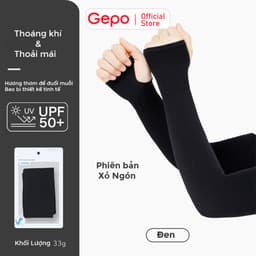 Thumbnail Găng tay chống nắng nam nữ xỏ ngón chống tia UV chất liệu thoáng mát thấm hút mồ hôi Gepo 1