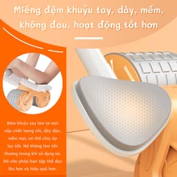 Thumbnail Tặng tấm lót [RW001] -Con lăn hỗ trợ tập bụng, GIúp săn chắc, giảm vòng eo, màu Đen 3