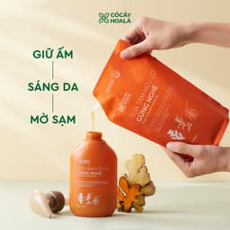 Thumbnail Sữa Tắm Thảo Dược Gừng Nghệ Cỏ Cây Hoa Lá 1000g Làm Sạch Sâu 1