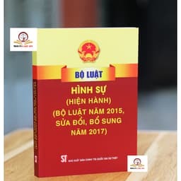 Thumbnail Sách - Bộ luật hình sự năm 2015 sửa đổi bổ sung năm 2017 2