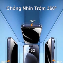 Thumbnail Kính cường lực tự dán chống nhìn trộm 360 độ KINGKONG K360 có khung tự dán cho Iphone 11 12 13 14 15 16 Pro Plus Promax 4