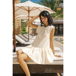 Thumbnail OLV - Đầm kiểu sơ mi suông hoa Jream Dress 4