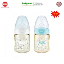 Thumbnail Bình sữa Nuk Premium Choice+ nhựa PPSU 150ml núm ti S1-M 1