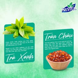 Thumbnail Trà sữa NESTEA trân châu hộp 10 gói 210g 4
