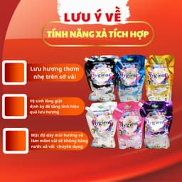 Thumbnail Combo 3 Túi nước giặt đậm đặc HygienC Plus+ - Khối lượng 2.6Kg - CB3T2 3