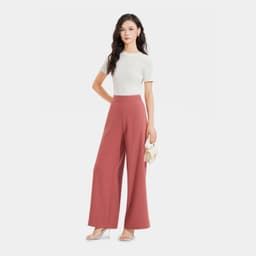 Thumbnail Quần nữ MARC FASHION ống suông lưng cao dây kéo sau CBMH049721 4