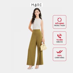 Thumbnail Quần nữ MARC FASHION ống suông lưng cao dây kéo sau CBMH049721 1