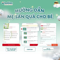 Thumbnail Combo 8 Bịch Tã/Bỉm Babies Organic Mỏng Thoáng, Siêu Thấm Hút, Mềm Mịn, Có Đủ Size NB/S/M/L/XL/2XL/3XL 2