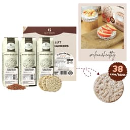 Thumbnail Bánh gạo lứt GUfoods vị Nguyên bản GUfoods - Không chiên dầu, Không đường, Eat clean, Healthy, Tập gym (170g/300g/510g) 1