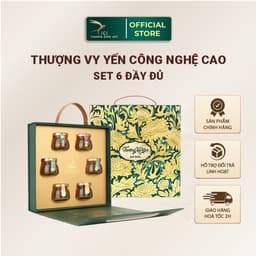 Thumbnail Set Quà 6 Hũ Yến Chưng Công Nghệ Cao Cici Thượng Đỉnh Yến Yến Sào Khánh Hoà 50G Yến Nguyên Chất Cao Cấp 1