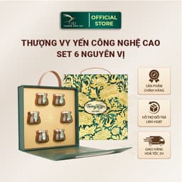 Thumbnail Set Quà 6 Hũ Yến Sào Chưng Công Nghệ Cao Hũ 50G CiCi Thượng Đỉnh Yến Nguyên Chất Yến Sào Khánh Hòa Cao Cấp 4