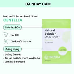 Thumbnail Combo 5 Mặt nạ giấy Freska Natural Solution Mask Sheet 25m/m (giao ngẫu nhiên) 4