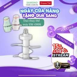 Thumbnail Cối thủy tinh/Dao xay thay thế cho máy xay mini Samono SW-099S loại 300ml, mẫu mới, chat để được tư vấn 3